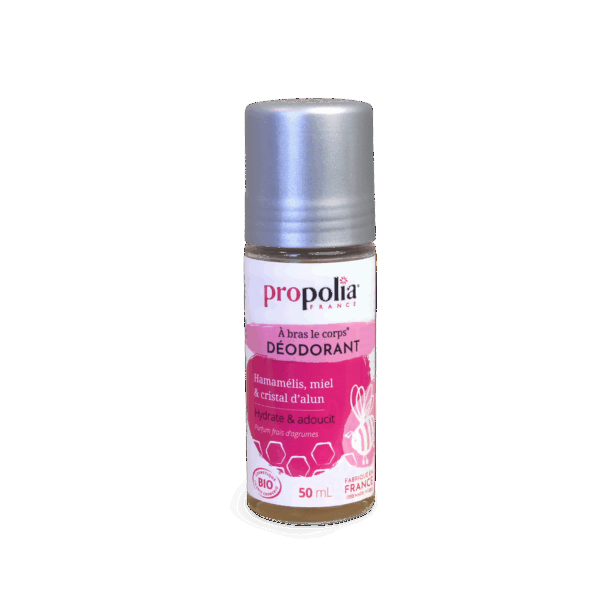 DEOHAMABIO Cristal d'Alum, Propolis, Hamamelis and Honey Deodorant