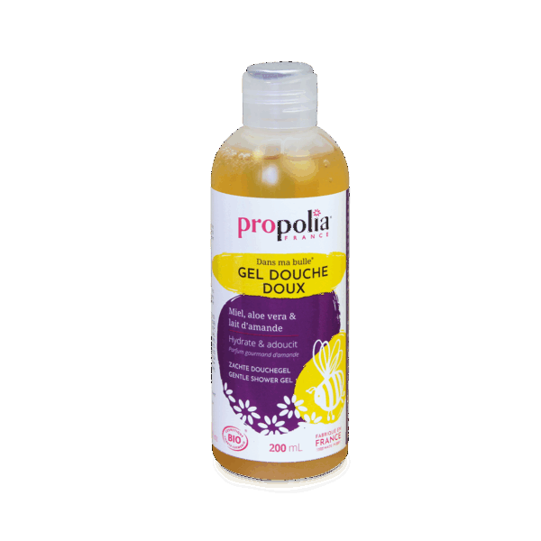 Gentle shower gel with almond milk and aloe vera