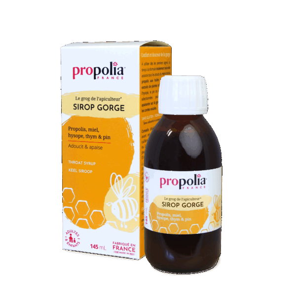 SIRGOR Throat syrup, honey, propolis and essential oils