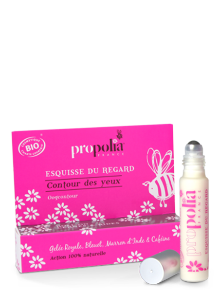 Eye contour roll-on, royal jelly, cornflower, horse chestnut and caffeine