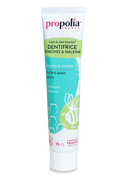 dentifrice-propolis-menthe Dentifrice Propolia 75 ml, propolis et menthe