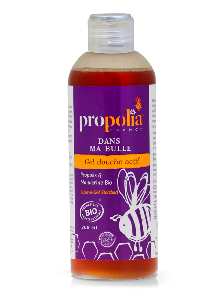 Propolia, propolis and organic mandarin shower gel