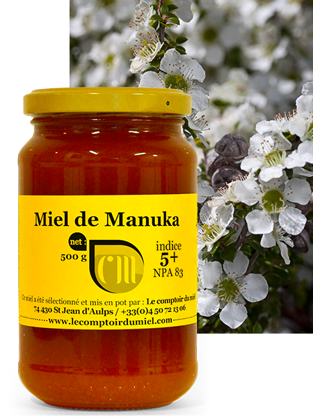 Miel de manuka indice 5+ NPA 83
