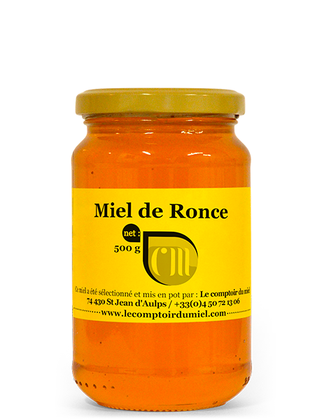 Miel de Ronce sauvage de France : 500g