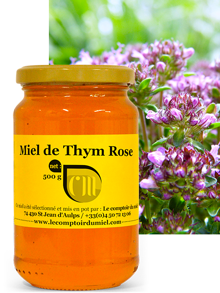 miel-thym-rose Miel de thym-rose