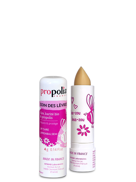 stick-levre-karite-propolis Soin des lèvres, cire, karité et propolis
