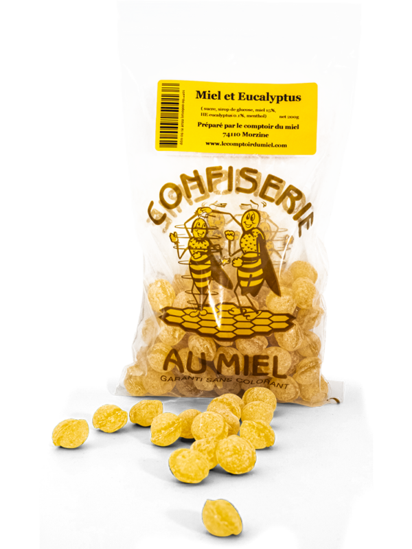 Honey and eucalyptus candies
