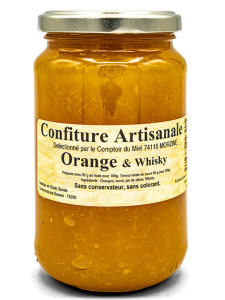 jam-orange-whisky Artisanal Orange and Whisky Jam 430g jar