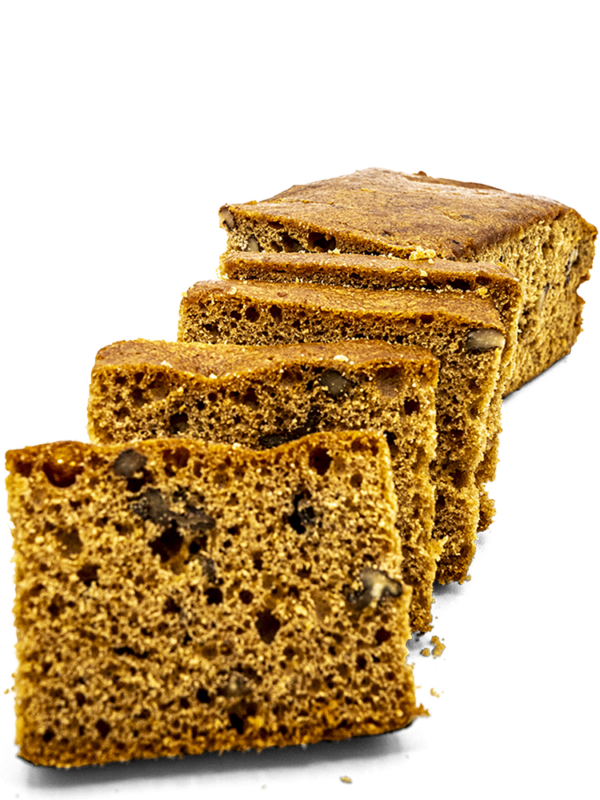 pain-d-epices-noix-1 Pain d’épices artisanal riche en miel et morceaux de noix 250g
