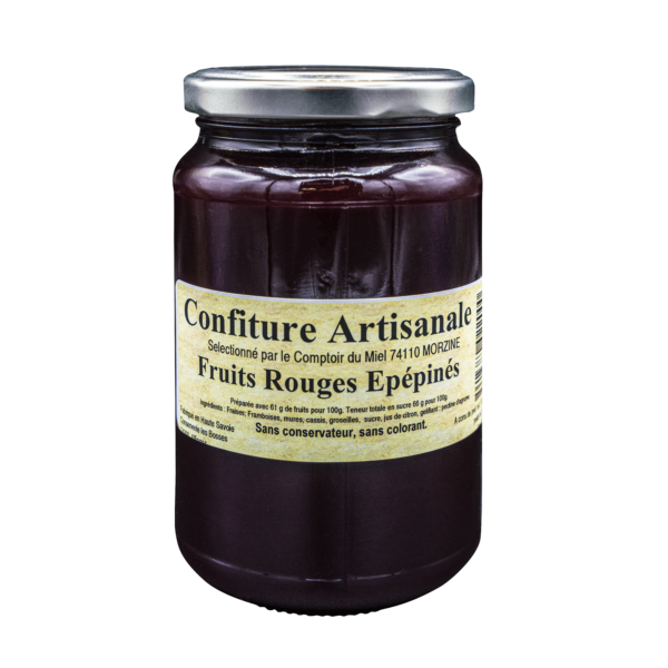 11 Artisanal seeded red berry jam