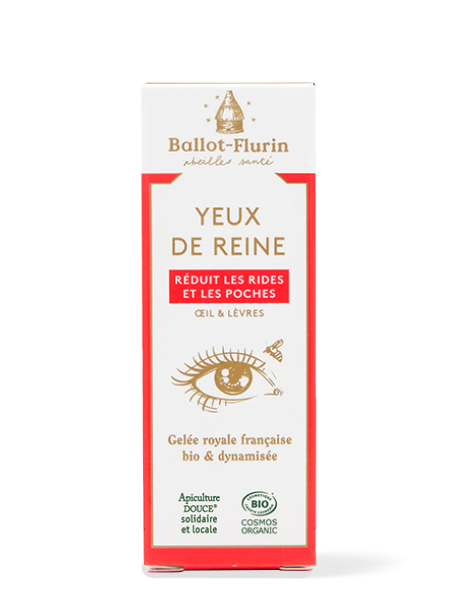 Queen eyes, reduces wrinkles and puffiness, royal jelly