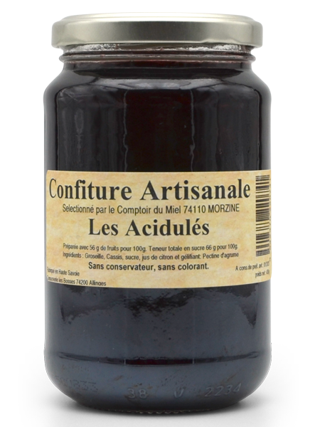 jam-acidules Blackcurrant and redcurrant homemade jam - Les acidulés