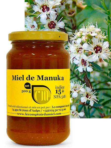 Miel de manuka indice 15+ NPA 518