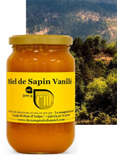 miel-sapin-vanille Miel de Sapin Vanillé, le Comptoir du Miel