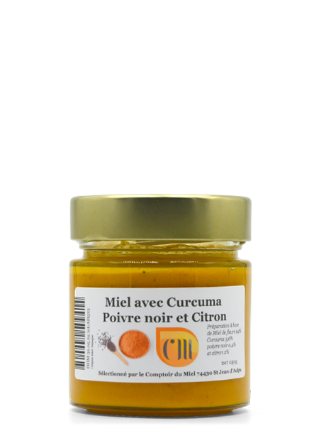 honey-curcuma-pepper-lemon-250g Honey and Turmeric
