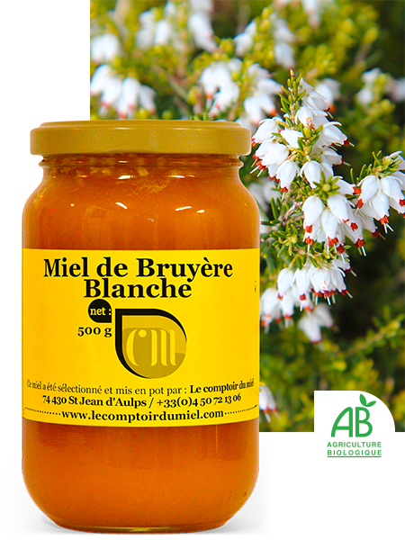 Miel de Bruyère blanche bio